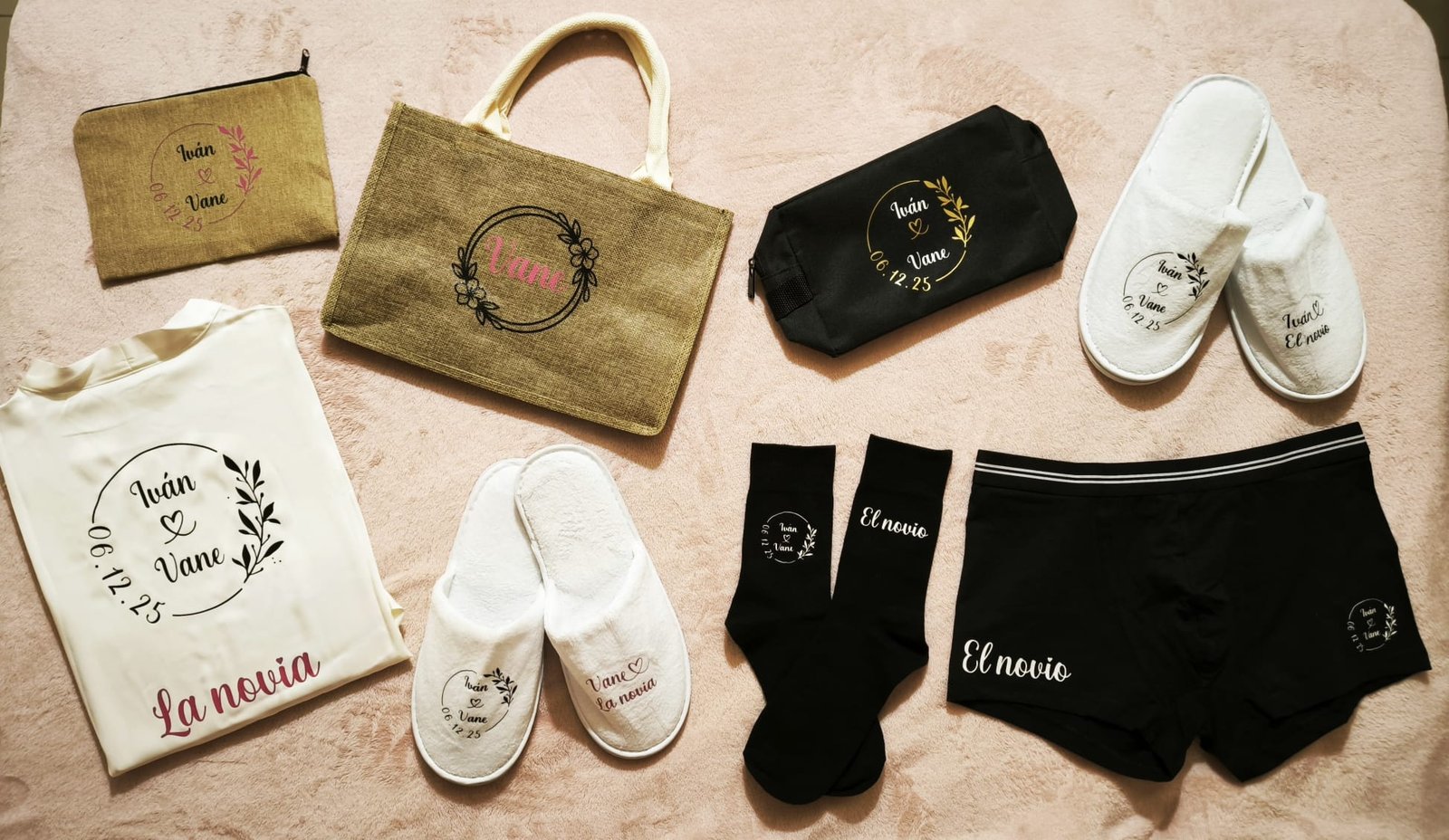 Wedding pack personalizado para los novios